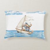 カスタムセーラーテディベア アクセントクッション (裏面)