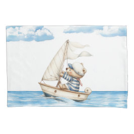 カスタムセーラーテディベア 枕カバー