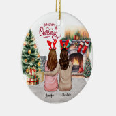 カスタムソウルシスタークリスマスオーナメント セラミックオーナメント (右)