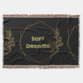カスタムソフトドリームズ文字名淡い黄色文字 スローブランケット