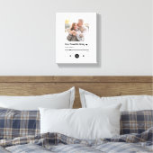 カスタムソングソお気に入りのングワン キャンバスプリント (インサイチュ (寝室))