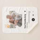 カスタムソングソお気に入りのンワンフォトコーヒーマグLu シェルパブランケット (正面(横))