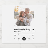 カスタムソングソお気に入りのンワンフォトコーヒーマグLu スパークリングワインラベル (シングルラベル)