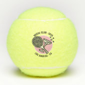 カスタムソーシャルクラブテニスバチェロレッテ週末 テニスボール (正面)