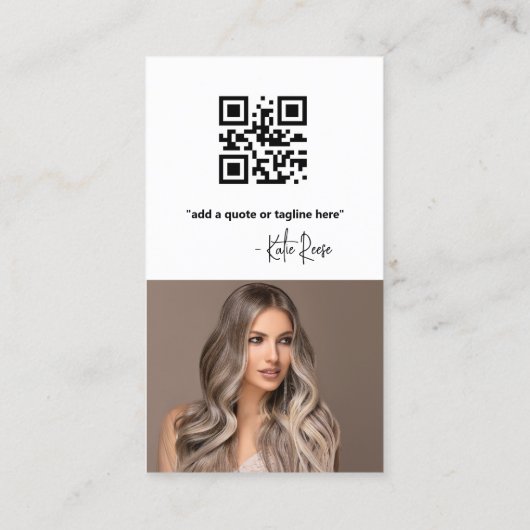 カスタムソーシャルメディアフォトカード – Instagram 名刺 (裏面)