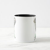 カスタムゾウ – 水彩動物コレクション マグカップ (中央)