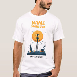 カスタムゾンビクルークルーハロウィンシャツ Tシャツ