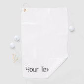 カスタムタイガーウッズロゴゴルフクラブタオル ゴルフタオル (インサイチュ)