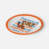 カスタムタイガー・スレネガー・ボーイの誕生日パーティー ペーパープレート (アングル)