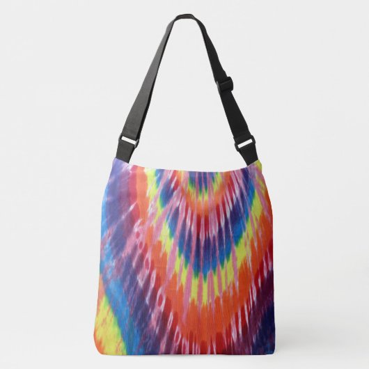 カスタムタイダイ交差体バッグ クロスボディバッグ (正面)