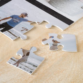 カスタムタイトルのコラージュ編集可能カラー写真パズル ジグソーパズル (側面)