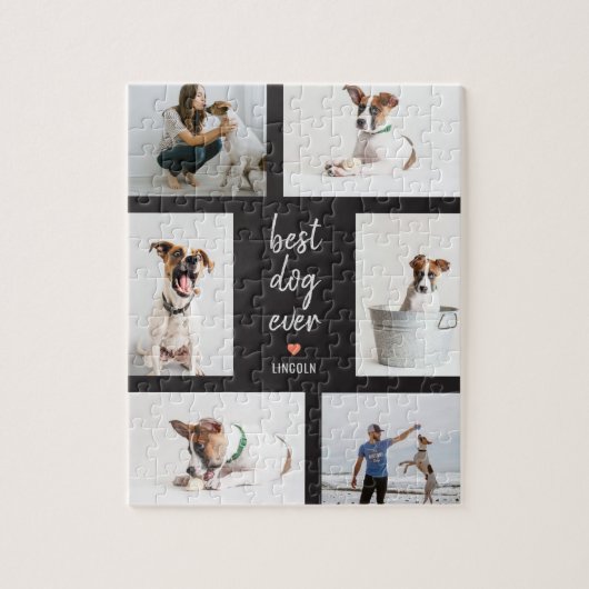 カスタムタイトルのコラージュ編集可能カラー写真パズル ジグソーパズル (縦)