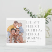 カスタムタイトル編集可能カラーモダンホリデーカード シーズンカード (スタンド正面)