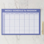 カスタムタイトル週間プランナー ペーパーパッド (インサイチュ)