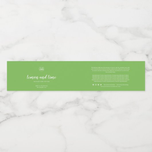 カスタムタイプライター具製品ラベル ペットボトルラベル (シングルラベル)