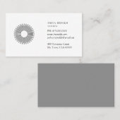 カスタムタイポグラフィコンサルタント 名刺 (正面/裏面)