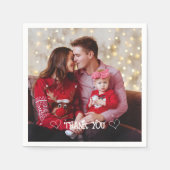 カスタムタイポグラフィナプキン スタンダードカクテルナプキン (正面)