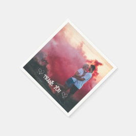 カスタムタイポグラフィナプキン スタンダードカクテルナプキン