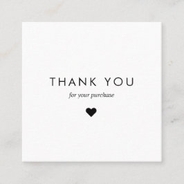 カスタムタイポグラフィホワイト事業QRコードありがとうありがとう 割引カード