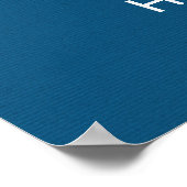 カスタムタイポグラフィポスター、感動的引用文 ポスター (角)