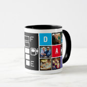 カスタムタイポグラフィモダンパパ冗談Fuel Photo マグカップ (正面右)