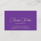 カスタムタイポグラフィ名プロフェッショナルエレガント 名刺 (正面)