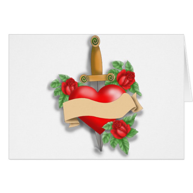 カスタムタトゥーハート (正面横)