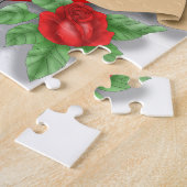 カスタムタトゥーハート ジグソーパズル (側面)