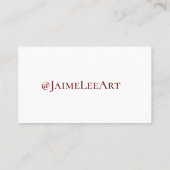 カスタムタトゥー名刺 名刺 (裏面)