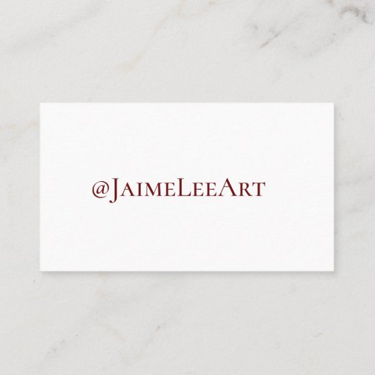 カスタムタトゥー名刺 名刺 (裏面)