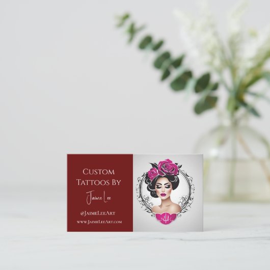 カスタムタトゥー名刺 名刺 (スタンド正面)