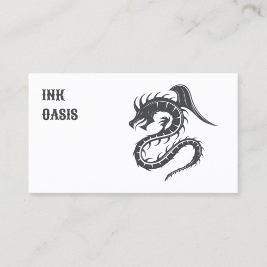 カスタムタトゥー店 名刺 (正面)