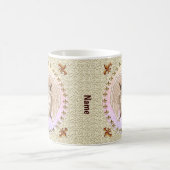 カスタムタフなクリスチャンのママのマグ コーヒーマグカップ (中央)