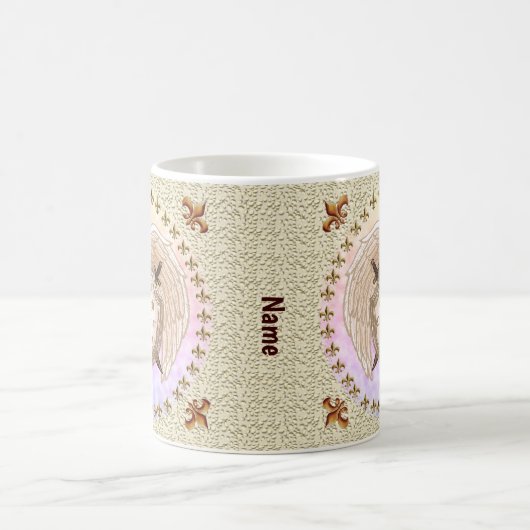 カスタムタフなクリスチャンのママのマグ コーヒーマグカップ (中央)