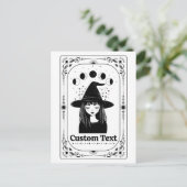 カスタムタロット天体月お祭りハロウィンパーティー ポストカード (スタンド正面)