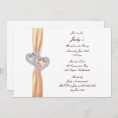 カスタムタンゲリンハートバチェロレッテ招待状 招待状 (正面/裏面)