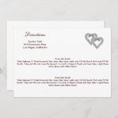 カスタムタンゲリンハート方向札 招待状 (正面/裏面)