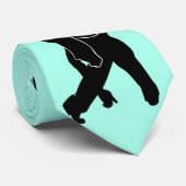 カスタムタンゴダンサー夫婦とのカラーネックタイ ネクタイ (ロール)