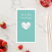 カスタムターコイズブルーハート結婚ズ (インサイチュ)