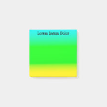 カスタムターコイズ、緑、黄