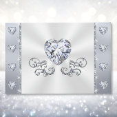 カスタムダイヤモンド結婚周年記念ゲストブック ゲストブック