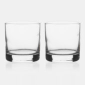 カスタムダウンザラビットホールブルーバニー ウイスキーグラス (右)