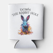 カスタムダウンザラビットホールブルーバニー 缶クーラー (正面)