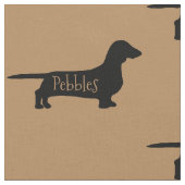 カスタムダシュンドッグ生地 ファブリック (クローズアップ)