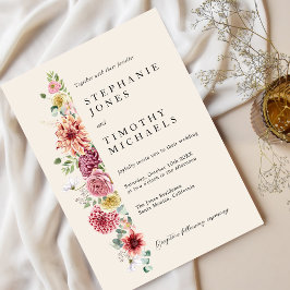 カスタムダスティバラマウヴ結婚式招待状 招待状