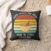 カスタムダダは料理よりも私を愛している クッション (ブランケット)