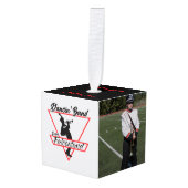 カスタムダンシンバンドフォトオーナメント キューブオーナメント (正面アングル)