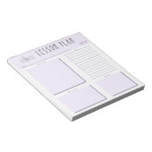 カスタムダンスのレッスンプランナー- Beyond the Barre ノートパッド (アングル)