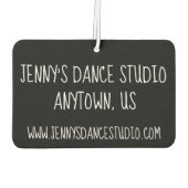 カスタムダンスクラススクールスタジオリトルダンサー カーエアーフレッシュナー (裏面)