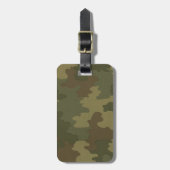カスタムダークカモフラージラゲッジタグ ラゲッジタグ (正面縦)